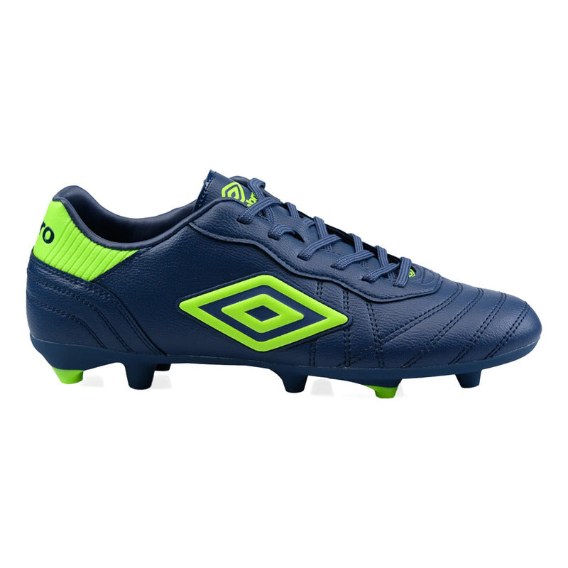 Championes Futbol 11 Umbro Touch Champion F11 Zapato Adulto - Azul/verde - 7 Us