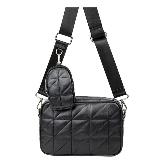 Cartera De Dama Bandoleras Bolso Para Mujer Correa Ajustable Negro