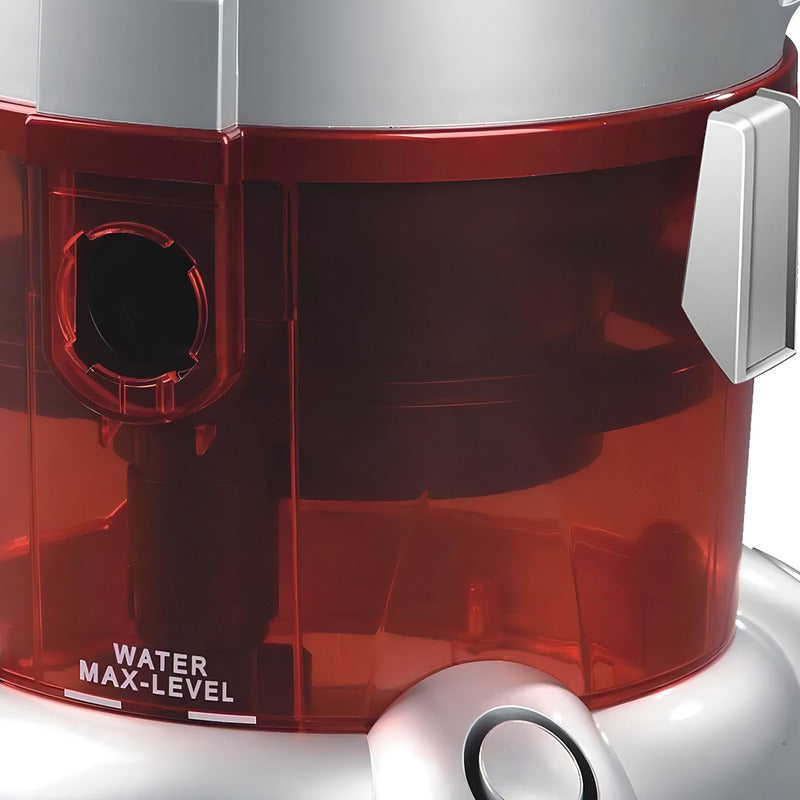 Aspiradora Punktal Profesional Doble Filtro 1600w Color Rojo/gris