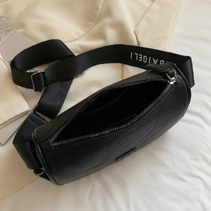 Cartera De Mujer Bandolera Para Damas Con Correas Ajustables Negro (1) Liso