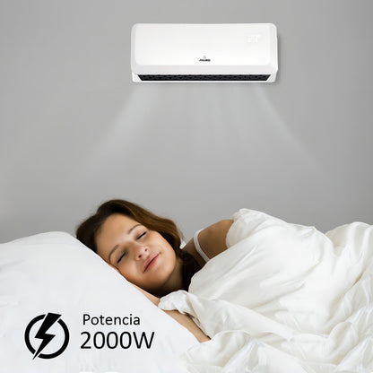 Calefactor De Pared Allied Al-ht6000 2000w Silencioso