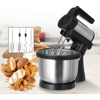 Batidora Xion Con Bowl Giratorio 500 W 4 Litros Xi-ba550 Negro