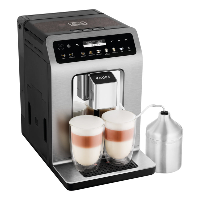 Cafetera Espresso Krups Evidence Super Automática 1450w - Titanio