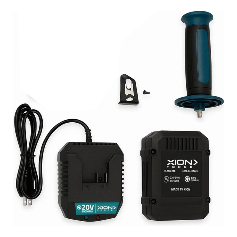 Taladro De Impacto A Bateria 20v (brushless) Xion Xi-tool28b Verde 50/60hz