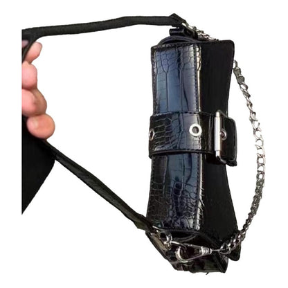 Carteras De Dama Bolsos Para Mujer Bandoleras Correas Cadena Negro Rayas