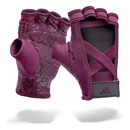 Guantes De Entrenamiento Mujer Bordo adidas Fitness Talle S