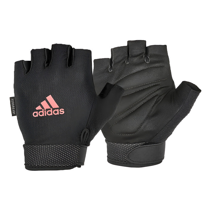 Guantes Ajustables Essencial Rosa adidas Diseño De La Tela Liso Talle L