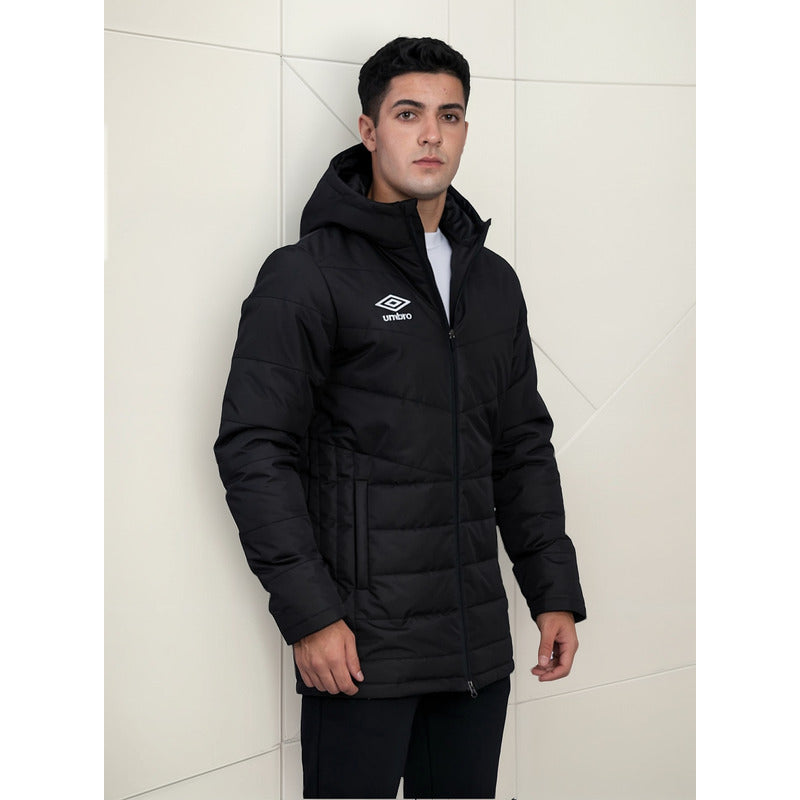 Campera Umbro Parka Camperon Hombre Adulto - Negro - S