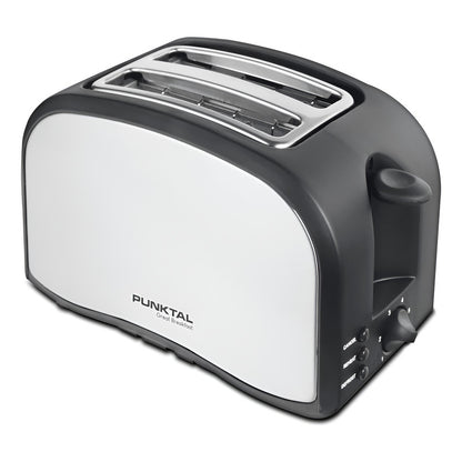 Tostadora Electrica 800 W Punktal Pk-858ai Color Plateado