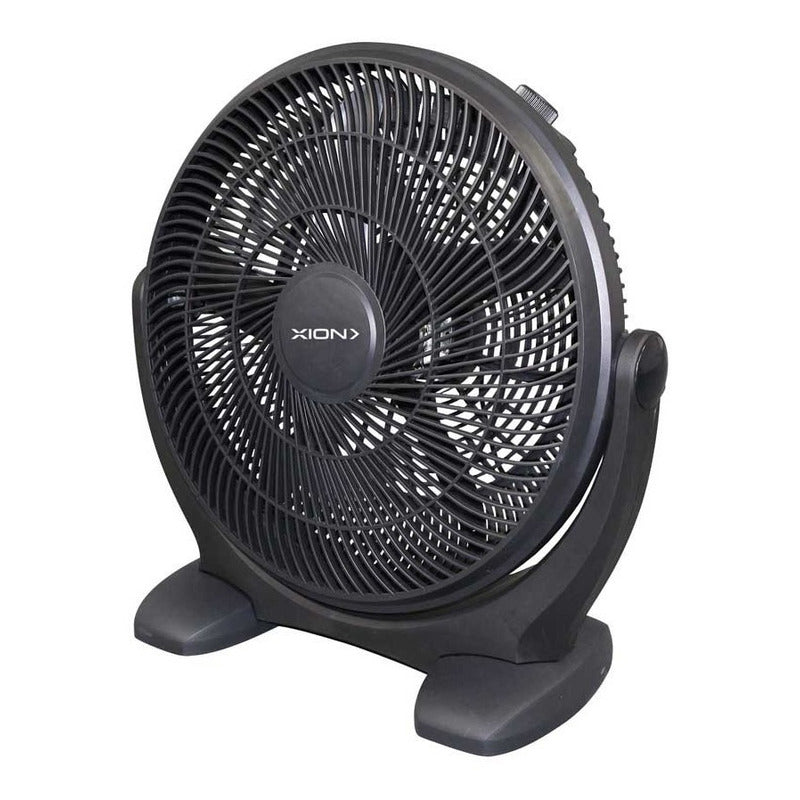 Ventilador Turbo Circulador Xion 3 Velocidades 5 Aspas 50 Cm Negro Negro Plástico