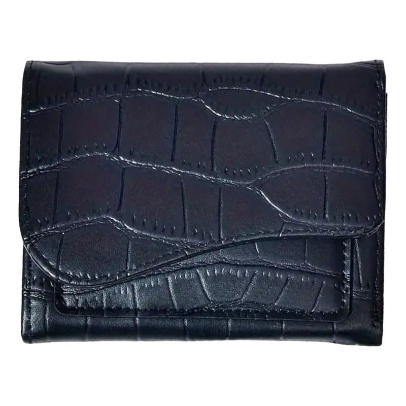 Billetera Dama Billeteras De Dama Con Monedero Para Mujer Negro.