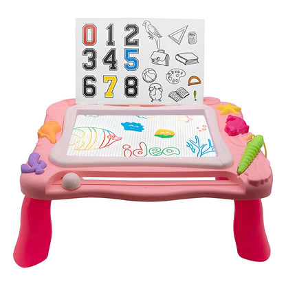 Tablero De Dibujo Magnetico Borrable Rojo