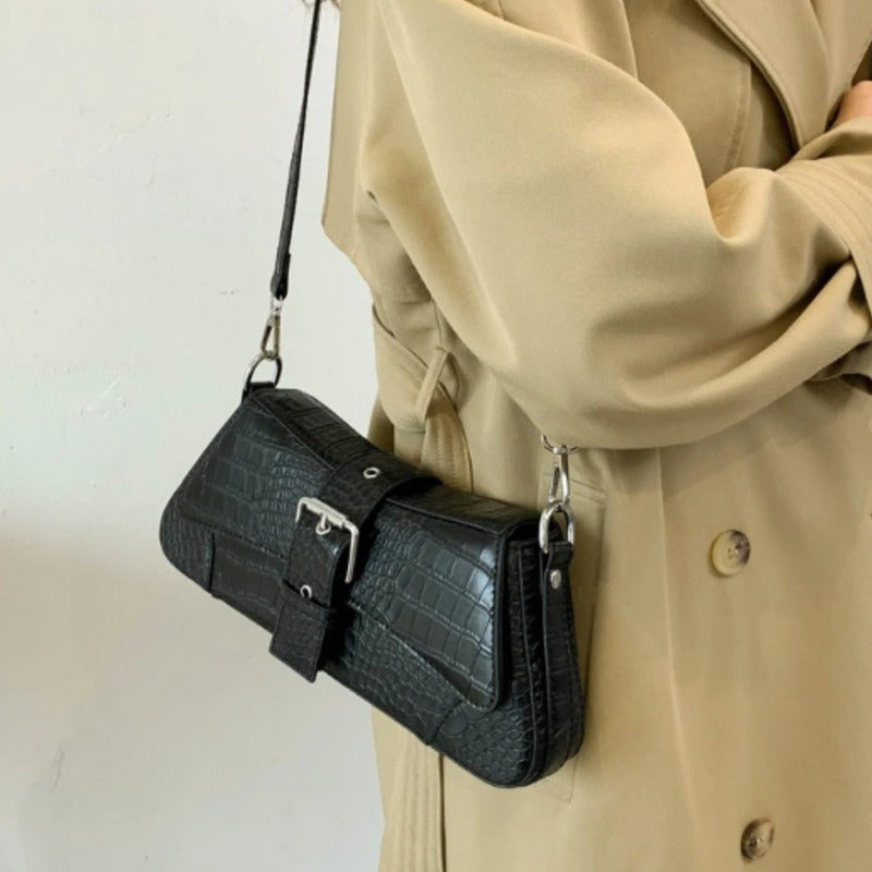 Carteras De Dama Bolsos Para Mujer Bandoleras Correas Cadena Negro Rayas