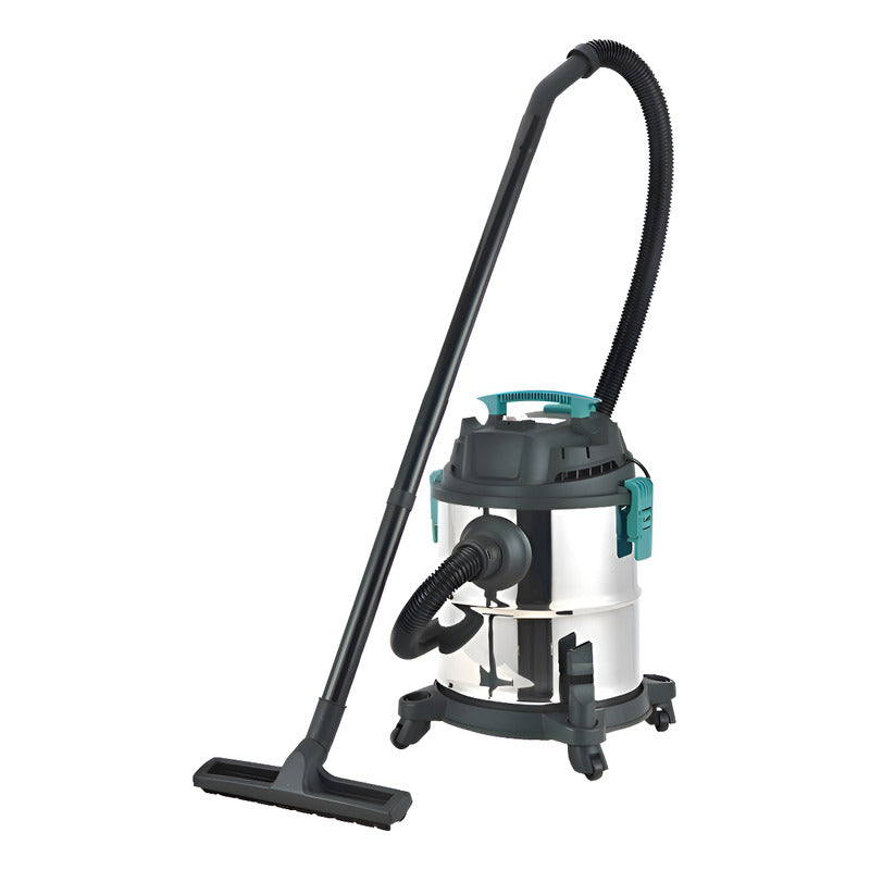 Aspiradora Industrial De Tacho Xion Xi-vc2200pro 20 Litros - Plateado/negro/turquesa