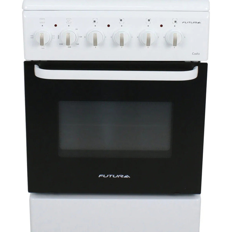 Cocina Eléctrica Futura Cadiz Blanca Color Blanco Blanco