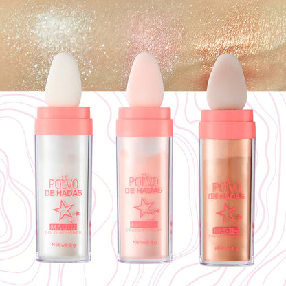 Polvo De Hadas Iluminador Maquillaje Glitter Belleza