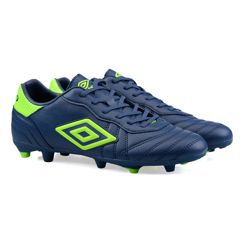 Championes Futbol 11 Umbro Touch Champion F11 Zapato Adulto - Azul/verde - 9,5 Us