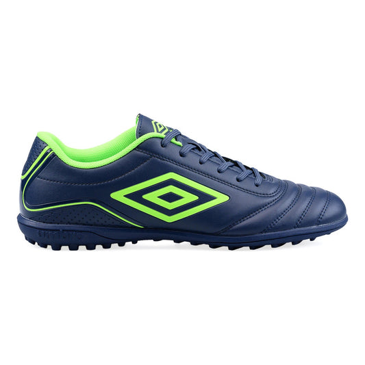 Championes Futbol 5 Umbro Classico Champion F5 Zapato Adulto - Azul/verde - 7 Us