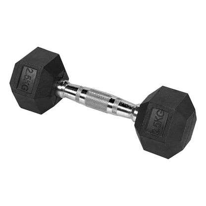 Mancuerna Hexagonal Active 25 Kg Color Negro