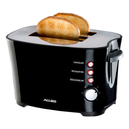 Tostadora Allied Al-bt85 Para 2 Panes Color Negro 7 Niveles