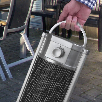 Calentador Fibra De Carbono Futura 1504 Estufa 360o Gris