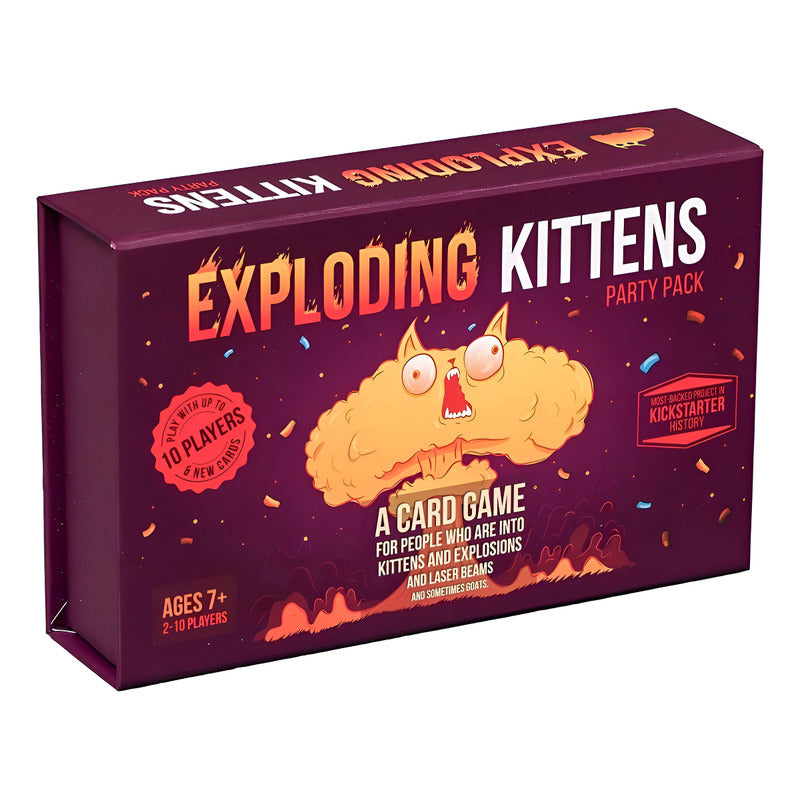 Juego De Cartas Exploding Kittens Asmodee Party Pack Ingles