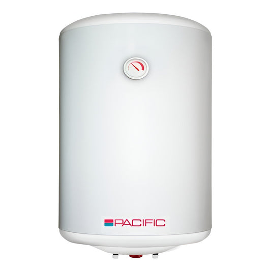 Calefon Termotanque 50 Litros Pacific Tanque De Acero Blanco
