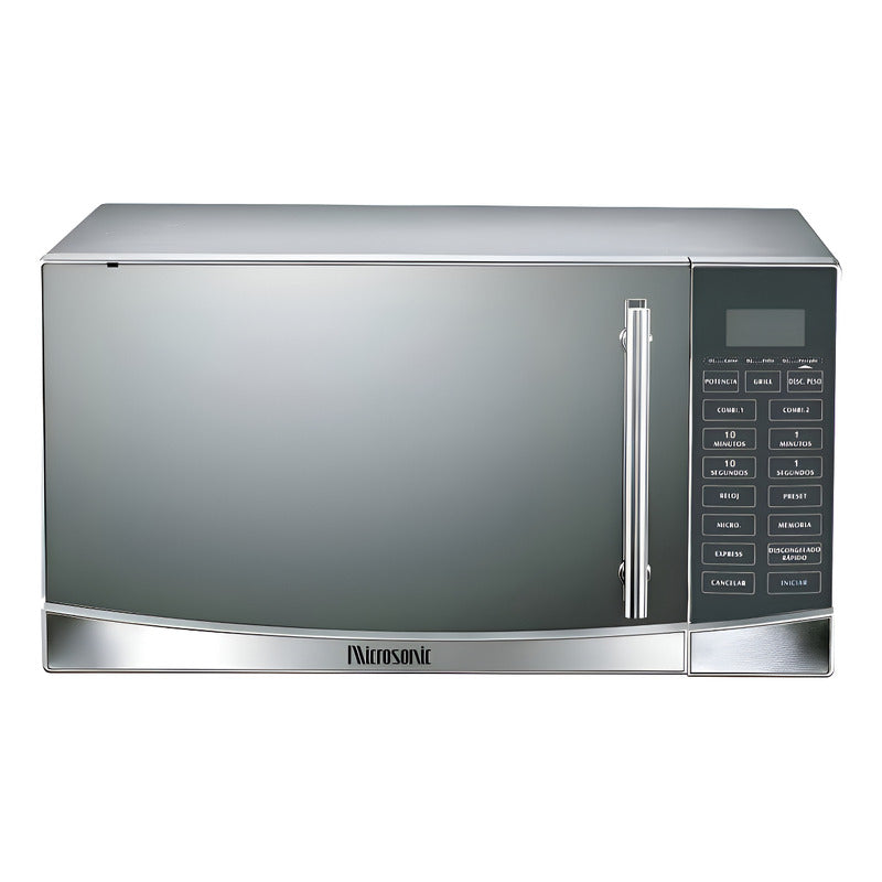Microndas Con Grill Microsonic 30 Litros Digital Acero Inox