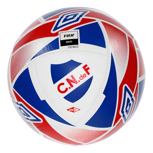 Pelota Nacional Umbro No5 Futbol Cancha - Auge Color Blanco