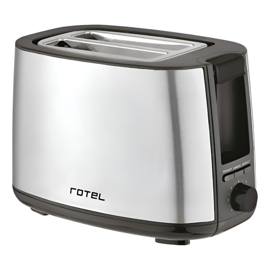 Tostadora Duoinox Rotel 650w 7 Niveles De Tostado 2 Panes Gris