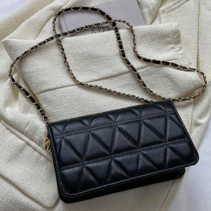 Cartera De Dama Bolsos Para Mujeres Bandoleras Capitoneadas Negro Capitoneada