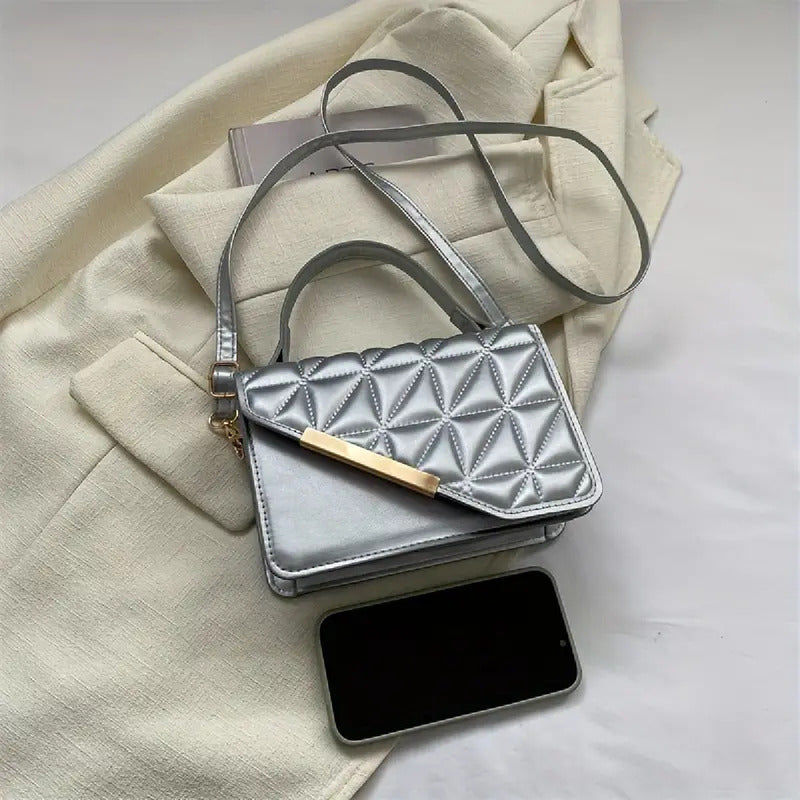 Carteras De Dama Bolso Para Mujer Correa Ajustable Bandolera Negro (1)