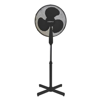 Ventilador De Pie Xion 3 Velocidades Xi-v165 1.7 Mts 40 Cm Negro Negro Plástico