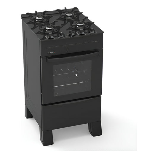 Cocina A Supergas Futura Massima Color Negro Negro