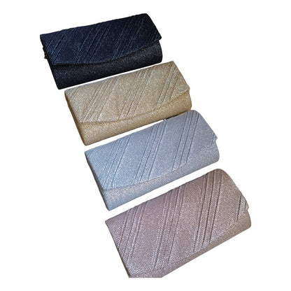 Sobre De Fiesta Con Cadenita Cartera Dama Carteritas De Gala Champán2