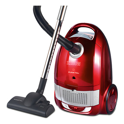 Aspiradora Punktal Pk-9670 Sin Bolsa 2 L 2200 W Filtro Hepa Rojo
