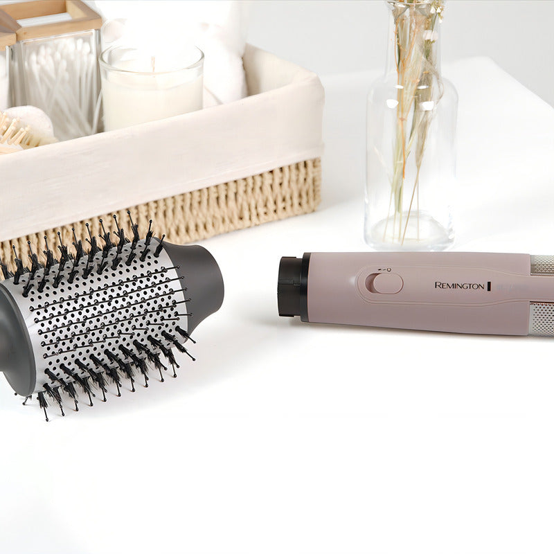 Cepillo De Aire Para Cabello Remington As15a Wet2style Color Rosa
