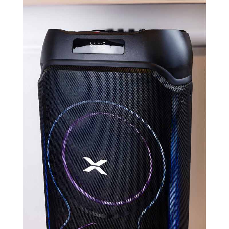 Parlante Inalámbrico Amplificador 18000w Pmpo Xion Xi-xt1100 Color Negro