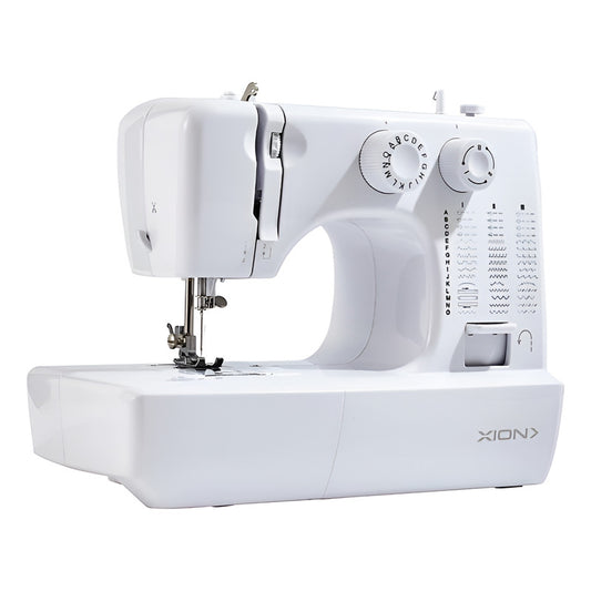 Maquina De Coser Xion Xi-mc450 Con Luz Incluida Color Blanco