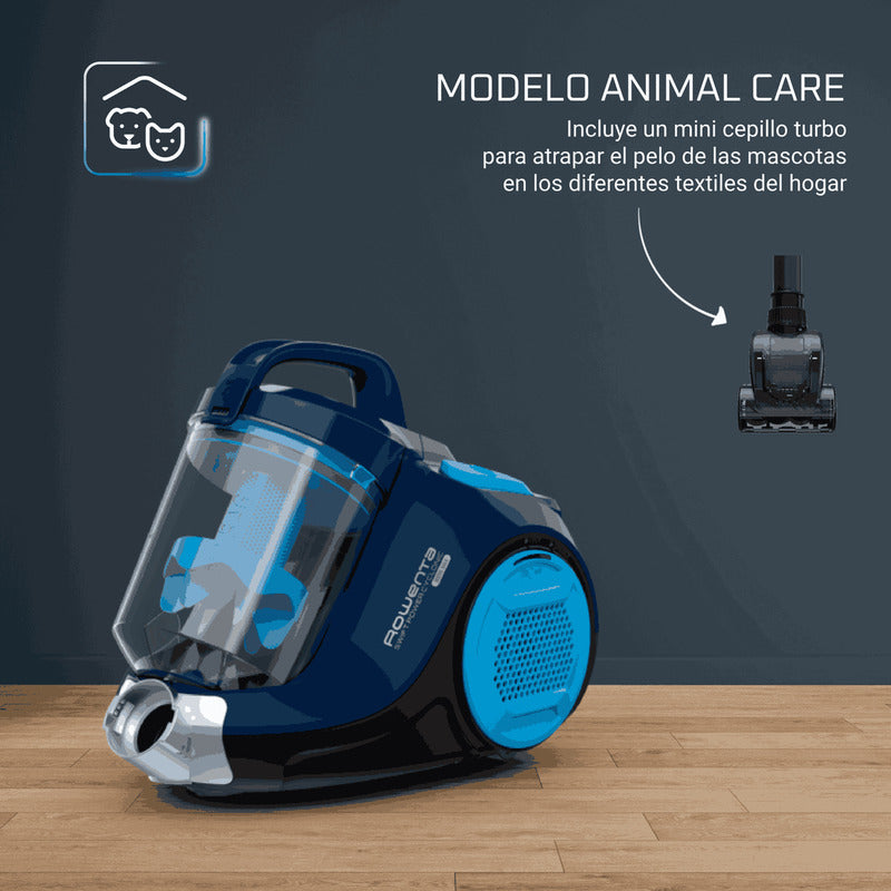 Aspiradora Rowenta Home Care Ciclónica Swift Power Azul