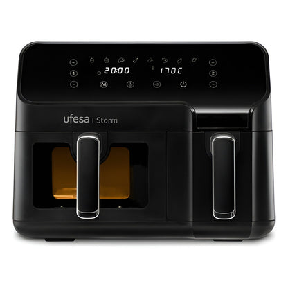 Freidora De Aire Digital De Doble Cubeta Storm