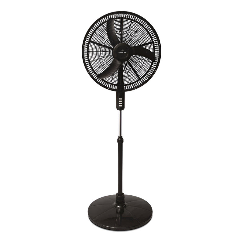 Ventilador De Pie Punktal Pk-5300vt Negro 3 Velocidades 50 Cm Plástico