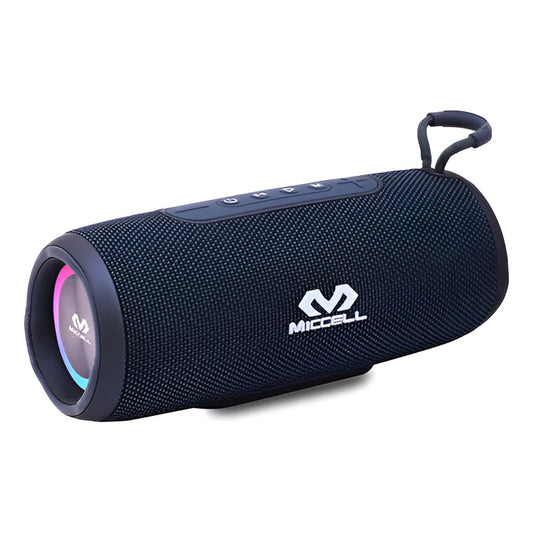 Parlante Portátil Miccell Sp40 Con Luz Rgb Bluetooth Tmo Azul Oscuro