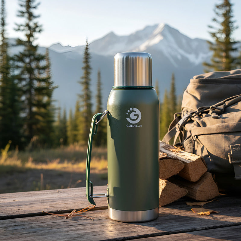Termo Goldtech Rugged Acero Inoxidable 1lt