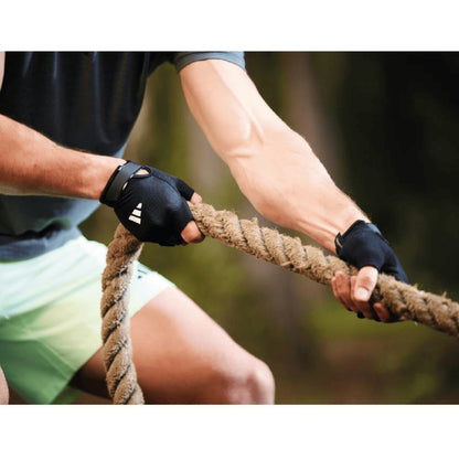 Guantes De Entreno, Pesas O Gym adidas Essential Colores Color Blanco Diseño De La Tela Liso Talle Xl