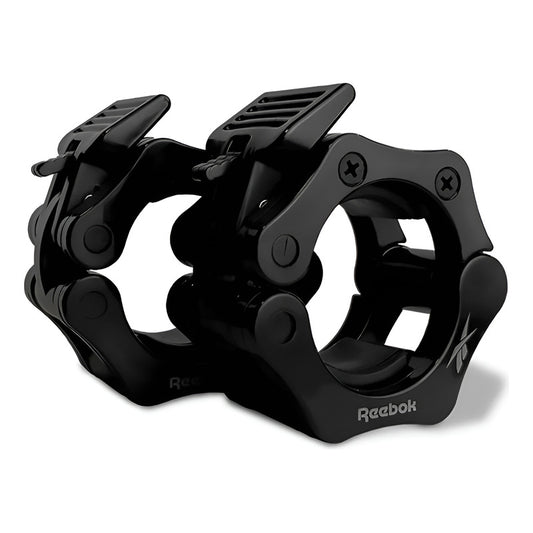 Topes Para Barra Barbell Collars 50mm Reebok Negro 5 Cm