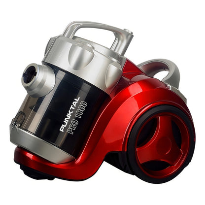 Aspiradora Punktal Pro 1800w Sin Bolsa Manguera Flexible Color Rojo/plateado