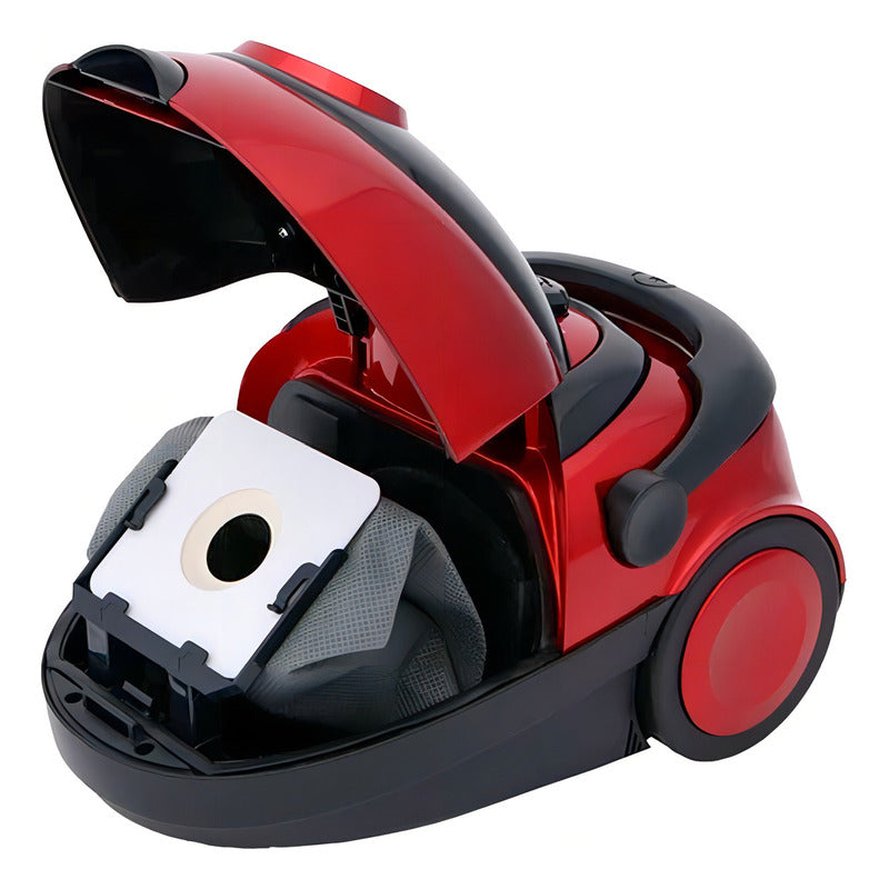 Aspiradora Punktal Pk-8208 Con Bolsa 1600 W Rojo