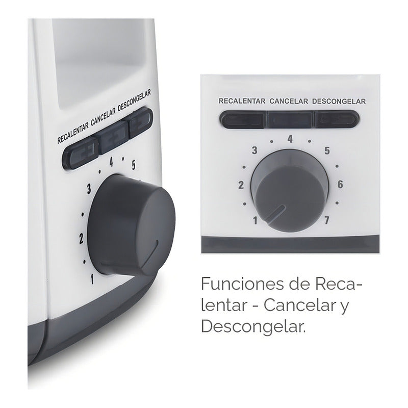 Tostadora Punktal 4 Panes 1400 W 7 Niveles De Tostado