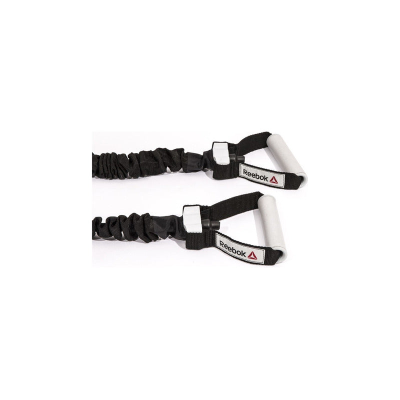 Banda Elastica Agarre Reebok Entrenamiento Extra Light Negro/blanco